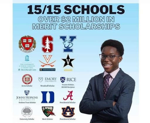 15/15 Schools - Over $2 Million In Merit Scholarships