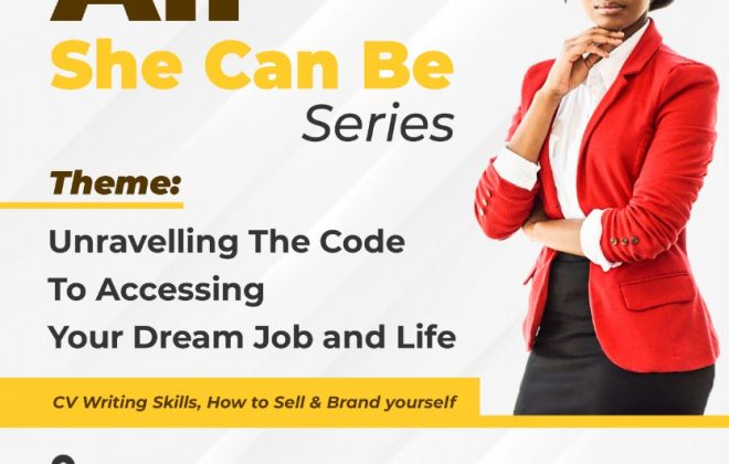 EduGrant presents a Personal Branding & CV-Writing Webinar tagged the “All She Can Be series” | September 24th